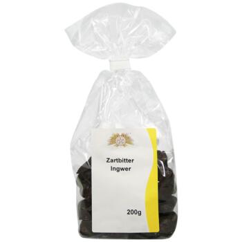 Zartbitter-Ingwerstücke