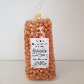 Dinkel Backerbsen